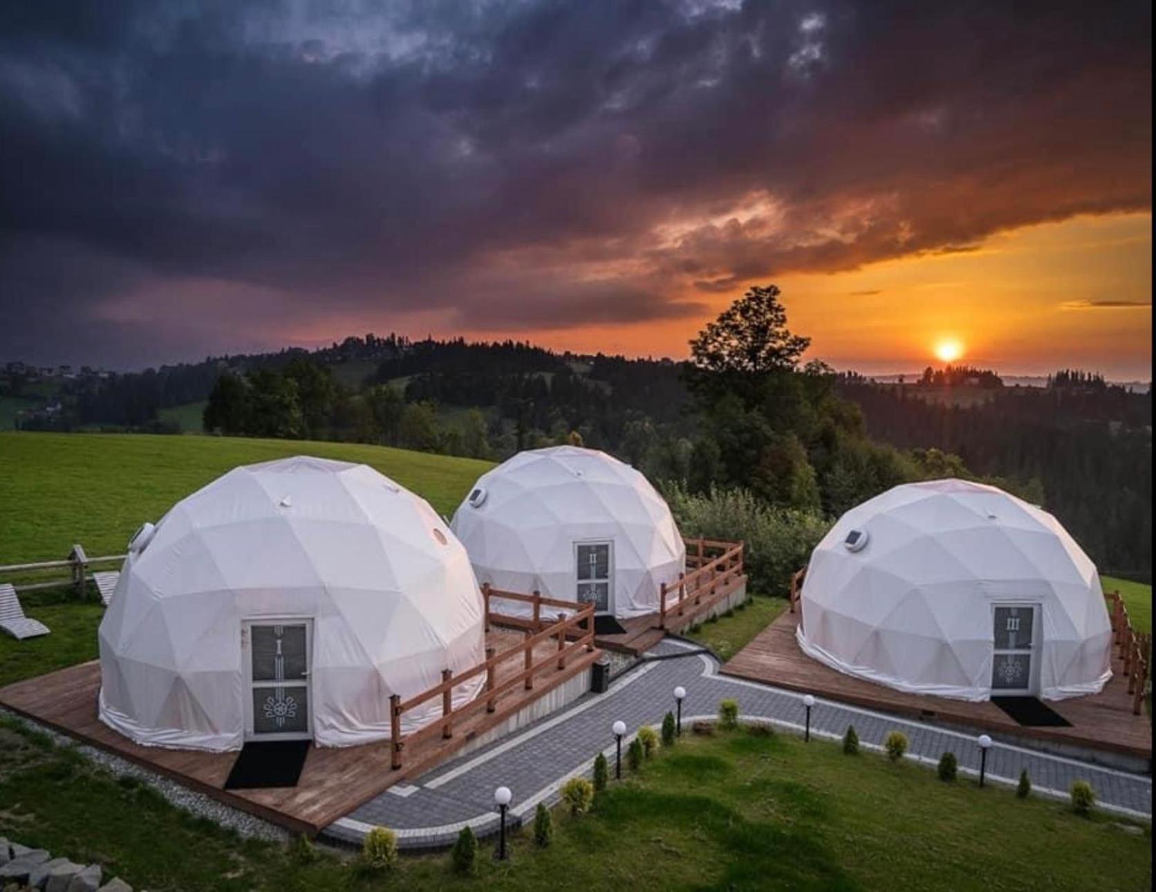 Glamping Pasieka Gron Bagian luar foto